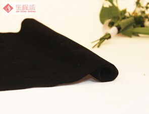 黑色長(cháng)毛植絨布