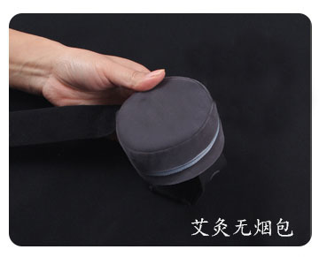 艾灸無(wú)煙包與植絨布的應用